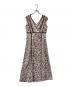 HER LIP TO (ハーリップトゥ) Lace Trimmed Floral Dress ブラウン サイズ:M：8000円