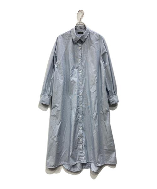 BARNEYS NEWYORK（バーニーズ・ニューヨーク）BARNEYS NEWYORK (バーニーズ・ニューヨーク) シャツワンピース ブルー サイズ:Fの古着・服飾アイテム