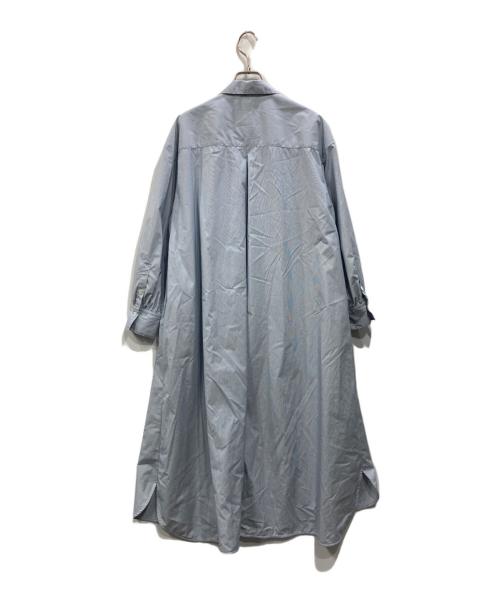 BARNEYS NEWYORK（バーニーズ・ニューヨーク）BARNEYS NEWYORK (バーニーズ・ニューヨーク) シャツワンピース ブルー サイズ:Fの古着・服飾アイテム