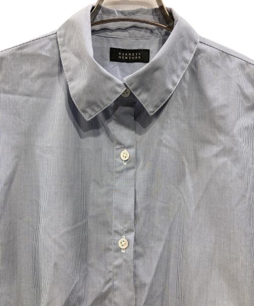 BARNEYS NEWYORK（バーニーズ・ニューヨーク）BARNEYS NEWYORK (バーニーズ・ニューヨーク) シャツワンピース ブルー サイズ:Fの古着・服飾アイテム