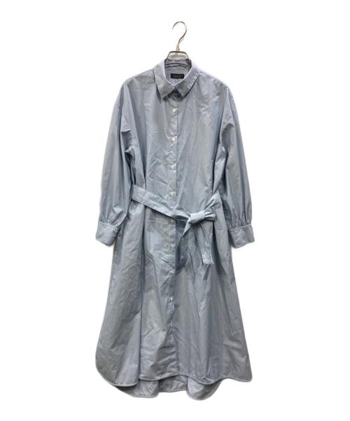 BARNEYS NEWYORK（バーニーズ・ニューヨーク）BARNEYS NEWYORK (バーニーズ・ニューヨーク) シャツワンピース ブルー サイズ:Fの古着・服飾アイテム