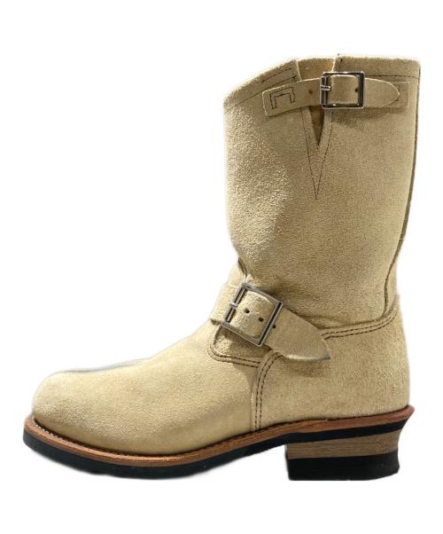 RED WING（レッドウィング）RED WING (レッドウィング) エンジニアブーツ ベージュ サイズ:8の古着・服飾アイテム