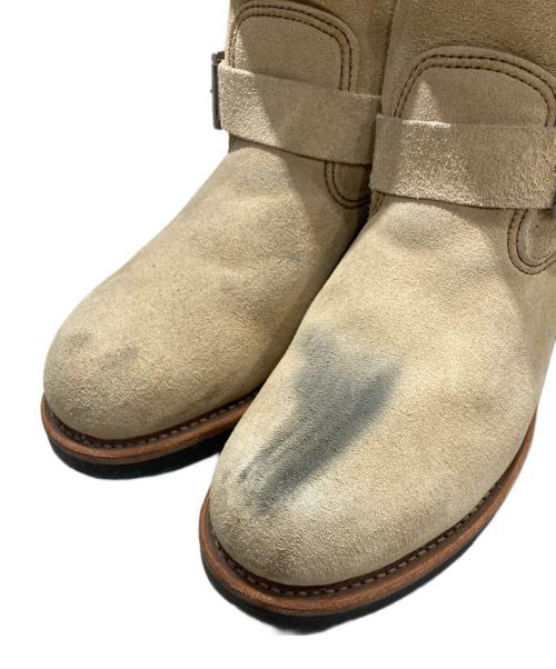 RED WING（レッドウィング）RED WING (レッドウィング) エンジニアブーツ ベージュ サイズ:8の古着・服飾アイテム