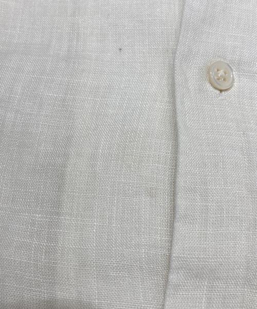 RALPH LAUREN（ラルフローレン）RALPH LAUREN (ラルフローレン) リネンオープンカラーシャツ ホワイト サイズ:７の古着・服飾アイテム