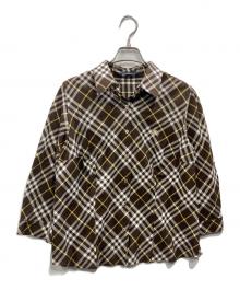 BURBERRY LONDON（バーバリーロンドン）の古着「チェックシャツ」｜ブラウン