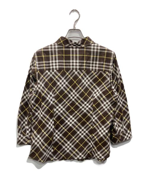 BURBERRY LONDON（バーバリーロンドン）BURBERRY LONDON (バーバリーロンドン) チェックシャツ ブラウン サイズ:46の古着・服飾アイテム