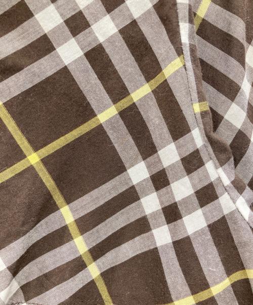 BURBERRY LONDON（バーバリーロンドン）BURBERRY LONDON (バーバリーロンドン) チェックシャツ ブラウン サイズ:46の古着・服飾アイテム