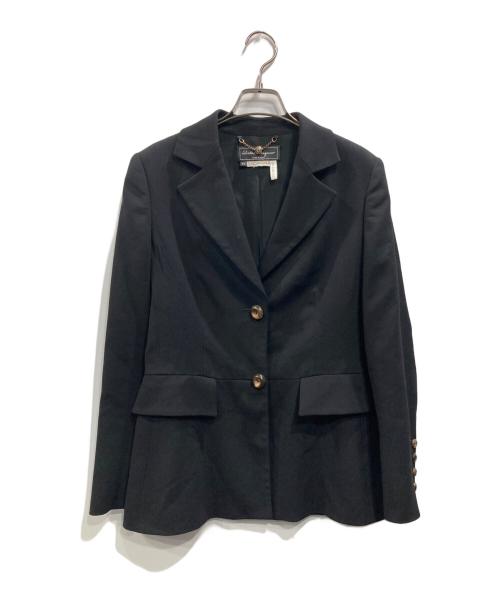 Salvatore Ferragamo（サルヴァトーレ フェラガモ）Salvatore Ferragamo (サルヴァトーレ フェラガモ) ジャケット ブラック サイズ:44の古着・服飾アイテム