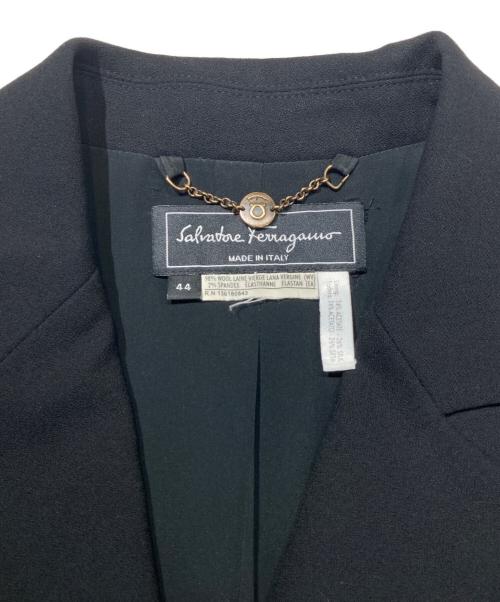 Salvatore Ferragamo（サルヴァトーレ フェラガモ）Salvatore Ferragamo (サルヴァトーレ フェラガモ) ジャケット ブラック サイズ:44の古着・服飾アイテム