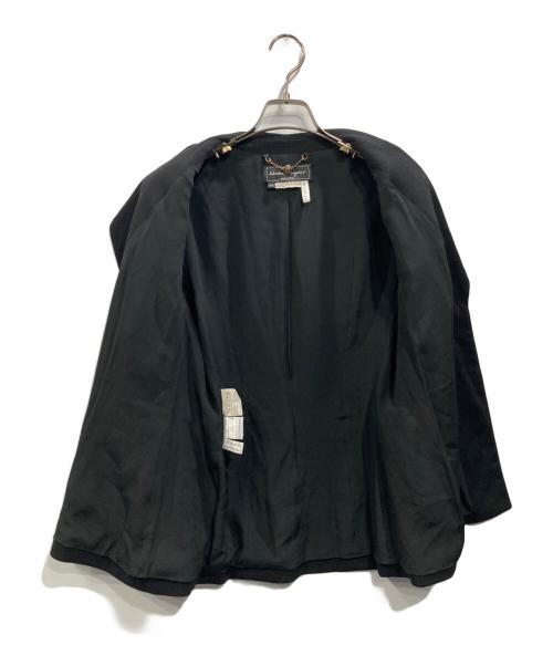 Salvatore Ferragamo（サルヴァトーレ フェラガモ）Salvatore Ferragamo (サルヴァトーレ フェラガモ) ジャケット ブラック サイズ:44の古着・服飾アイテム