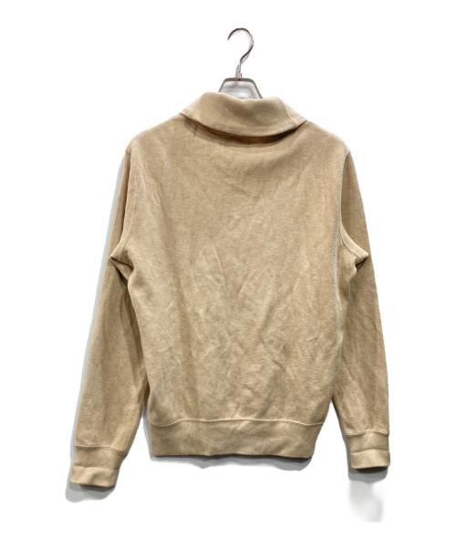 POLO RALPH LAUREN（ポロ・ラルフローレン）POLO RALPH LAUREN (ポロ・ラルフローレン) ロゴ刺繍スウェット ベージュ サイズ:Mの古着・服飾アイテム