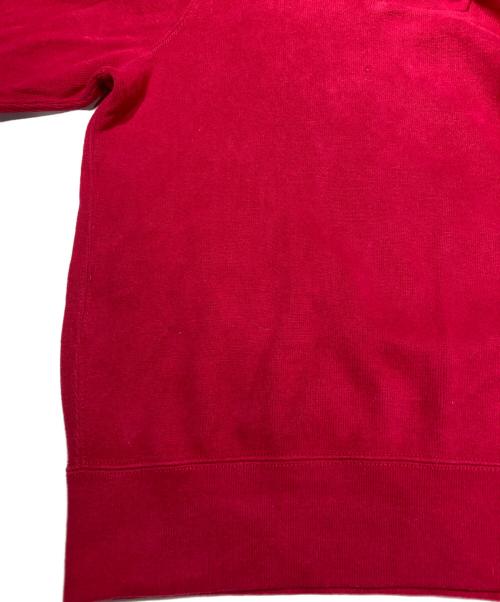 POLO RALPH LAUREN（ポロ・ラルフローレン）POLO RALPH LAUREN (ポロ・ラルフローレン) ロゴ刺繍スウェット レッド サイズ:Mの古着・服飾アイテム