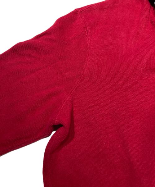 POLO RALPH LAUREN（ポロ・ラルフローレン）POLO RALPH LAUREN (ポロ・ラルフローレン) ロゴ刺繍スウェット レッド サイズ:Mの古着・服飾アイテム