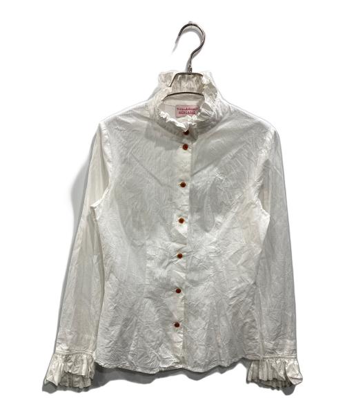 Vivienne Westwood RED LABEL（ヴィヴィアンウエストウッドレッドレーベル）Vivienne Westwood RED LABEL (ヴィヴィアンウエストウッドレッドレーベル) 長袖シャツ ホワイト サイズ:SIZE 2の古着・服飾アイテム