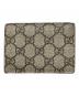 GUCCI (グッチ) ダブルG カードケース ウォレット ブラウン：16000円