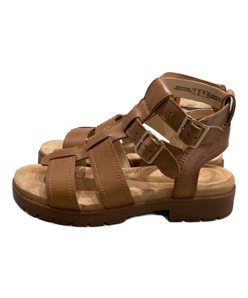 CLARKS（クラークス）CLARKS (クラークス) Orinoco Cove（オリノコ・コーヴ） ブラウン サイズ:SIZE 23.5cmの古着・服飾アイテム