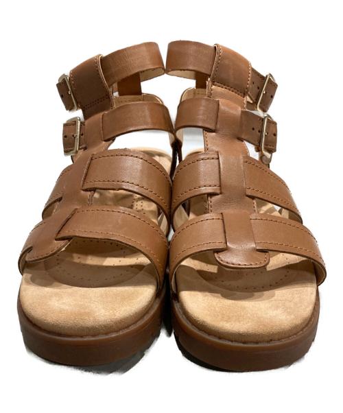 CLARKS（クラークス）CLARKS (クラークス) Orinoco Cove（オリノコ・コーヴ） ブラウン サイズ:SIZE 23.5cmの古着・服飾アイテム
