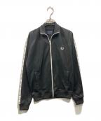 FRED PERRYフレッドペリー）の古着「Taped Track Jacket」｜ブラック