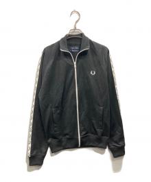 FRED PERRY（フレッドペリー）の古着「Taped Track Jacket」｜ブラック
