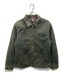 Dickies（ディッキーズ）の古着「裏地ブランケットダックジャケット」｜カーキ
