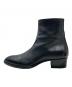Saint Laurent Paris (サンローランパリ) WYATT ZIPPED BOOTS ブラック サイズ:42：90000円