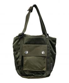 MACKINTOSH×PORTER（マッキントッシュ×ポーター）の古着「ミニバスケット トートバッグ」｜カーキ
