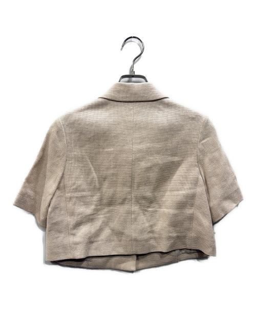 ANAYI（アナイ）ANAYI (アナイ) プリペラリネンポケットステン ジャケット ベージュ サイズ:XSの古着・服飾アイテム
