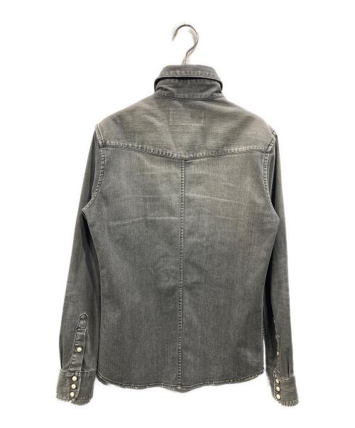 AKM（エーケーエム）AKM (エーケーエム) STRETCH DENIM 7oz PATCHWORK WESTERN（ストレッチデニム7オンスパッチワークウエスタン） ブラック サイズ:SIZE Mの古着・服飾アイテム