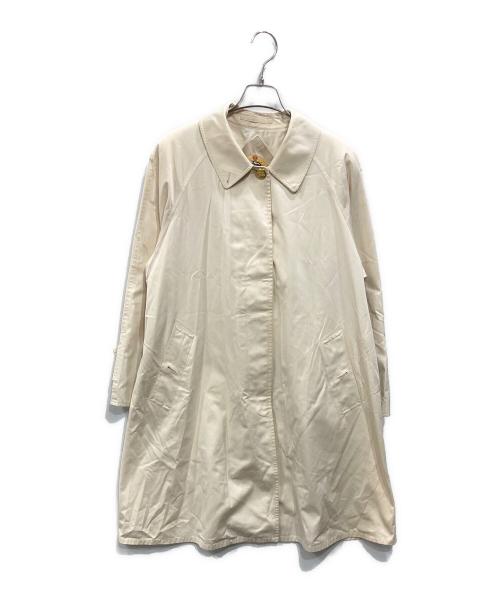 Burberry's（バーバリー）Burberry's (バーバリー) 金釦ステンカラーコート ホワイト サイズ:9ARの古着・服飾アイテム