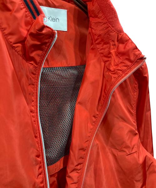 Calvin Klein（カルバンクライン）Calvin Klein (カルバンクライン) ジップジャケット レッド サイズ:Lの古着・服飾アイテム