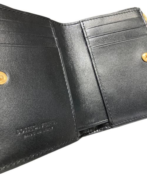 BOTTEGA VENETA（ボッテガベネタ）BOTTEGA VENETA (ボッテガベネタ) 2つ折り財布 ブラックの古着・服飾アイテム