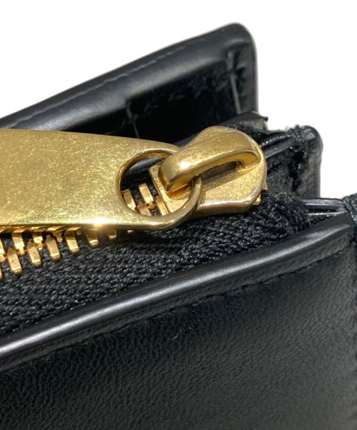 BOTTEGA VENETA（ボッテガベネタ）BOTTEGA VENETA (ボッテガベネタ) 2つ折り財布 ブラックの古着・服飾アイテム
