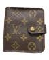 LOUIS VUITTON（ルイ ヴィトン）の古着「2つ折り財布」｜ブラウン