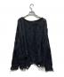 AMERI (アメリ) CABLE PATTERN DAMAGE LOOSE KNIT（ケーブル・パターン・ダメージ・ルーズ・ニット） ブラック サイズ:Free 未使用品：10000円