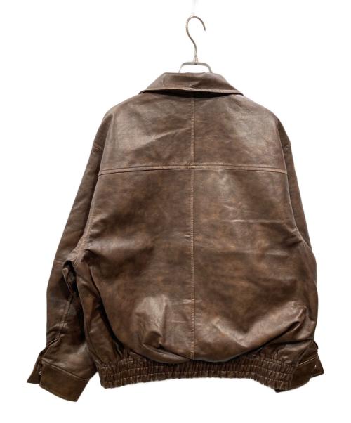 EMODA（エモダ）EMODA (エモダ) ヴィンテージライクオーバーブルゾン ブラウン サイズ:FREEの古着・服飾アイテム