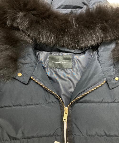 green label relaxing（グリーンレーベルリラクシング）green label relaxing (グリーンレーベルリラクシング) ダウンコート ネイビー サイズ:40の古着・服飾アイテム