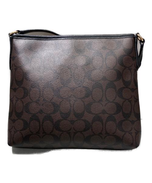 COACH（コーチ）COACH (コーチ) シグネチャーショルダーバッグ ブラウンの古着・服飾アイテム