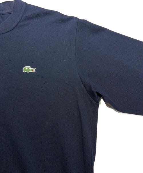 LACOSTE（ラコステ）LACOSTE (ラコステ) BEAMS GOLF (ビームスゴルフ) ヘンリーネック長袖ポロシャツ ネイビー サイズ:Mの古着・服飾アイテム