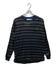 nonnative（ノンネイティブ）の古着「DWELLER L/S TEE COTTON JERSEY BORDER」｜ブラック