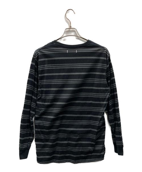 nonnative（ノンネイティブ）nonnative (ノンネイティブ) DWELLER L/S TEE COTTON JERSEY BORDER ブラック サイズ:1の古着・服飾アイテム