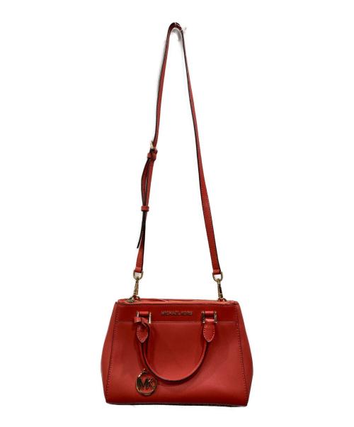 MICHAEL KORS（マイケルコース）MICHAEL KORS (マイケル・コース) ADRIENNE サッチェル スモール(アドリアンヌ サッチェル スモール） レッドの古着・服飾アイテム