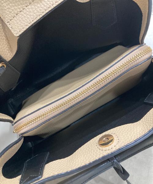 MICHAEL KORS（マイケルコース）MICHAEL KORS (マイケルコース) ハンドバッグ ベージュの古着・服飾アイテム