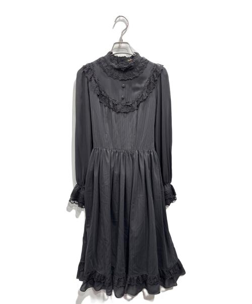 InnocentWorld（イノセントワールド）InnocentWorld (イノセントワールド) 長袖ワンピース ブラック サイズ:Mの古着・服飾アイテム