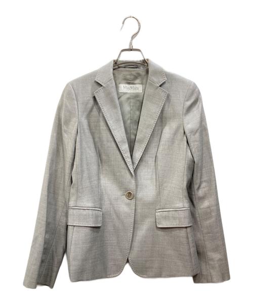 MaxMara（マックスマーラ）MaxMara (マックスマーラ) テーラードジャケット グレー サイズ:38の古着・服飾アイテム