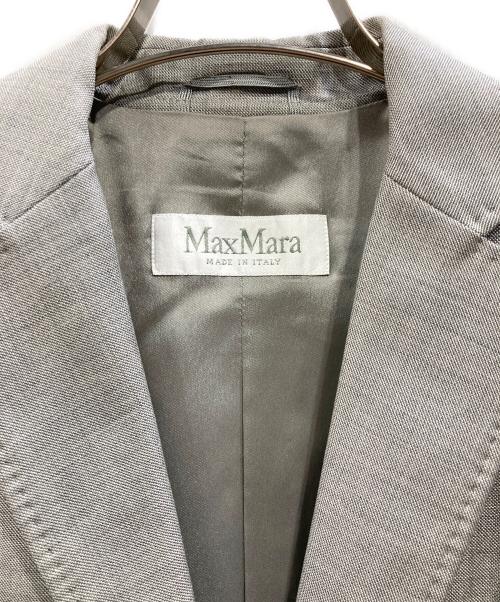 MaxMara（マックスマーラ）MaxMara (マックスマーラ) テーラードジャケット グレー サイズ:38の古着・服飾アイテム
