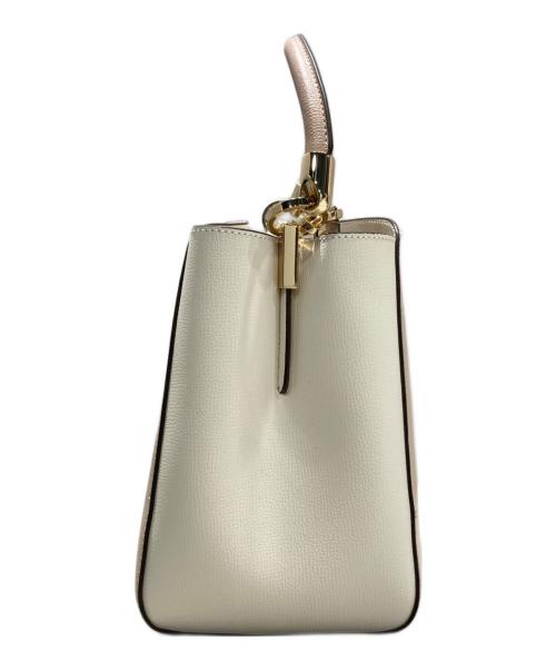 Kate Spade（ケイトスペード）Kate Spade (ケイトスペード) フィービーカラーブロックラージトップハンドルサッチェル ピンクの古着・服飾アイテム