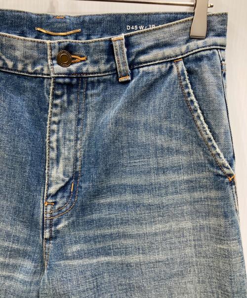 Saint Laurent Paris（サンローランパリ）Saint Laurent Paris (サンローランパリ) ウォッシュ加工デニムパンツ ブルー サイズ:W28の古着・服飾アイテム