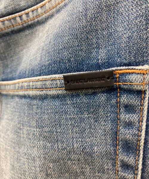 Saint Laurent Paris（サンローランパリ）Saint Laurent Paris (サンローランパリ) ウォッシュ加工デニムパンツ ブルー サイズ:W28の古着・服飾アイテム