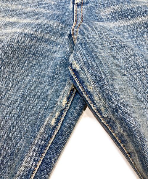 Saint Laurent Paris（サンローランパリ）Saint Laurent Paris (サンローランパリ) ウォッシュ加工デニムパンツ ブルー サイズ:W28の古着・服飾アイテム