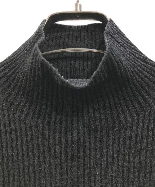 CFCL（シーエフシーエル）CFCL (シーエフシーエル) PORTRAIT VELVET MOCKNECK TOP(ポートレート ベルベット モックネック トップ) ブラック サイズ:3の古着・服飾アイテム